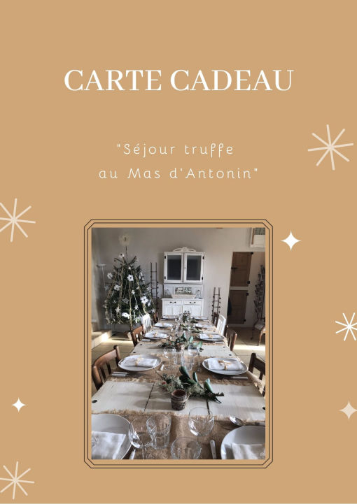 Carte Cadeau Séjour atypique - Stage truffe - Aude