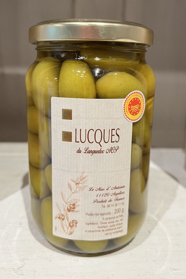 Olive Lucques du Languedoc AOP - Aude