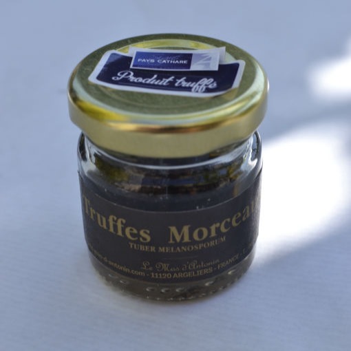Truffe noire en bocal Truffes Morceau Le Mas d'Antonin Aude 